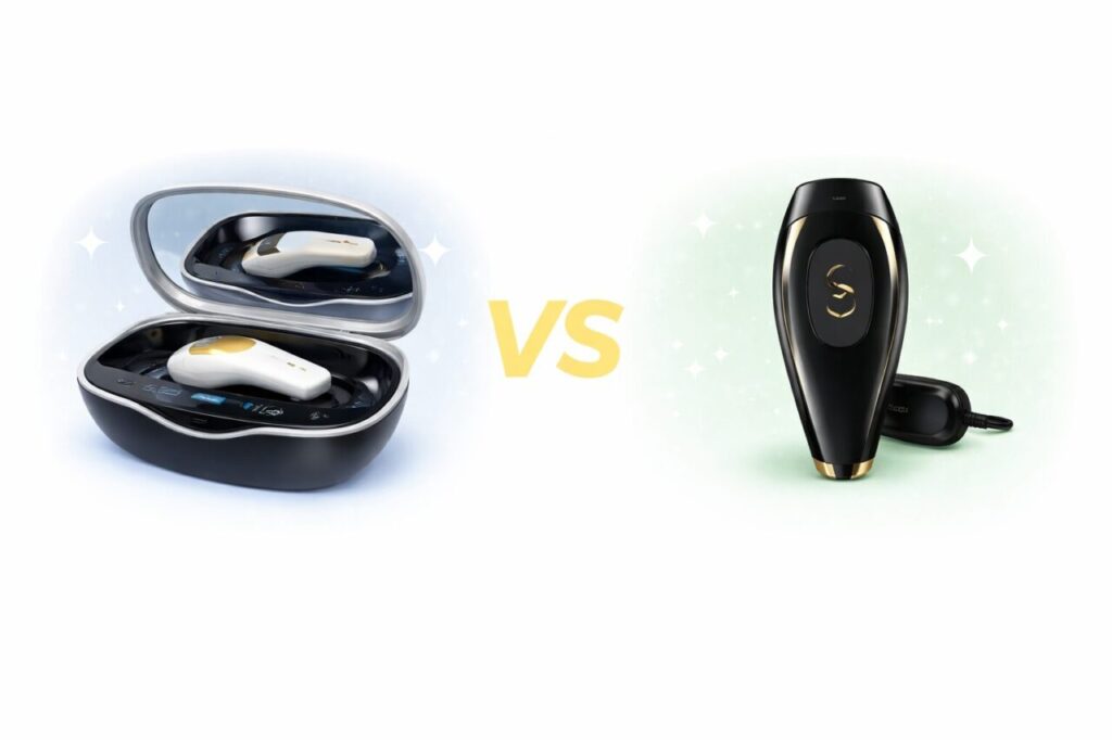 ケノンとスムーズスキンの比較イメージイラスト