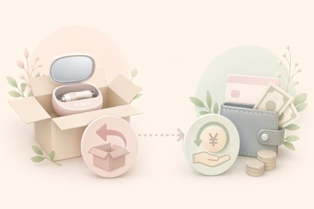 ケノン返金のイメージイラスト