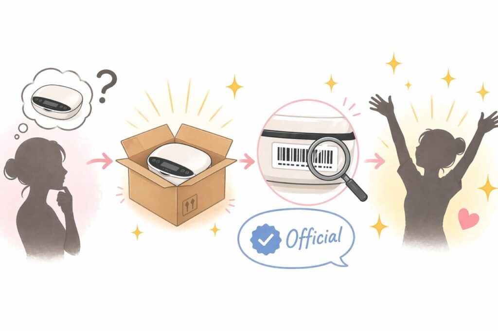 ケノンはAmazonで買っても大丈夫かどうかイメージ