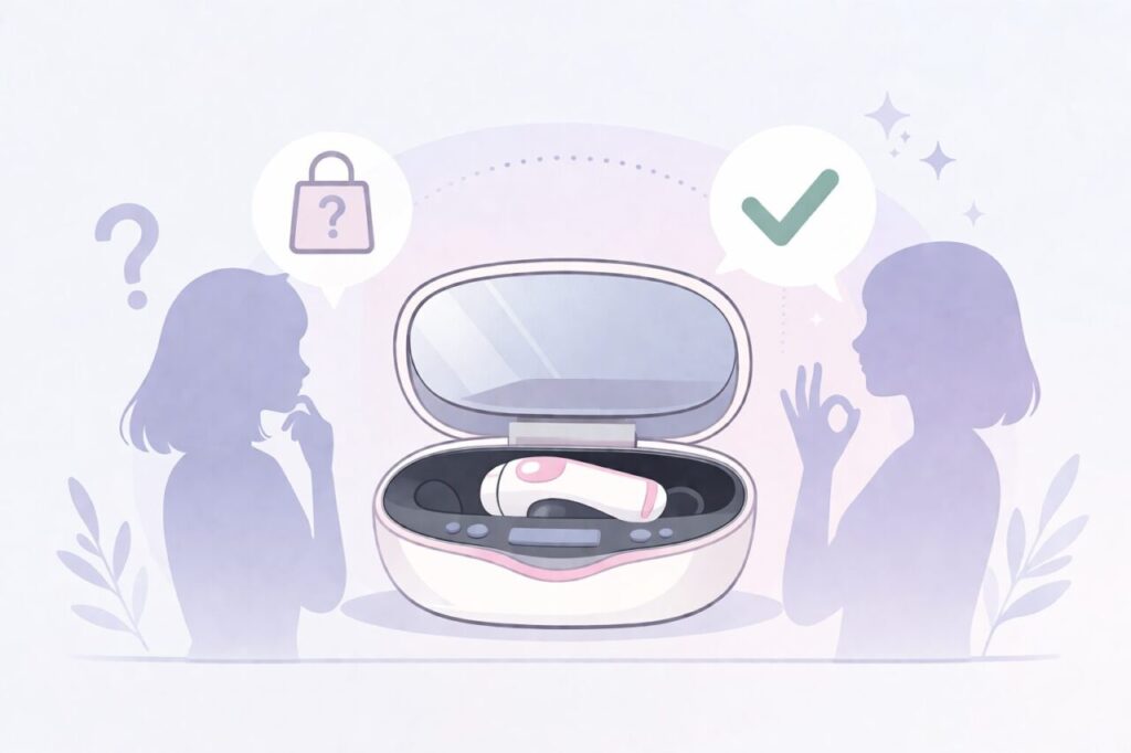 ケノンの購入で迷う人と安心して選べた人の比較イメージ