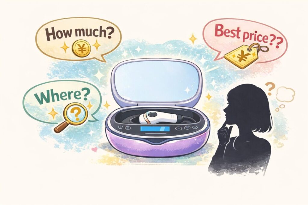 ケノンの最安値がいくらで、どこで買うのがよいかイメージ画像