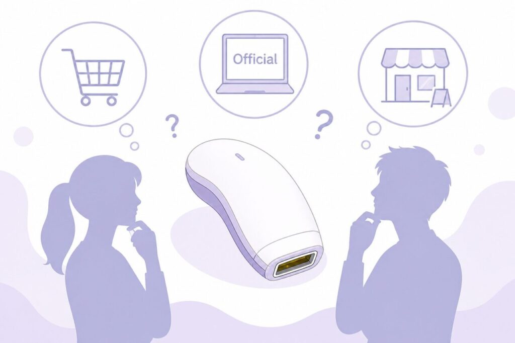 スムーズスキン pure fitはどこで売ってる？購入先に迷う人のイメージ